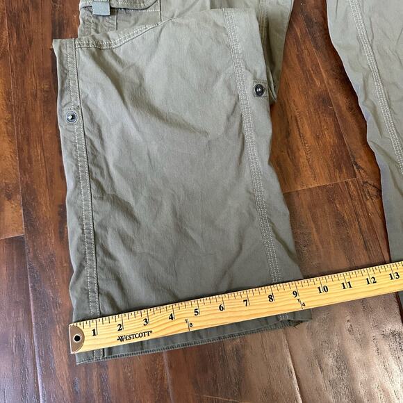 KUHL Splash Roll-Up Pant Olive Green Cargo Straight Camping Hiking - Picture 16 of 16